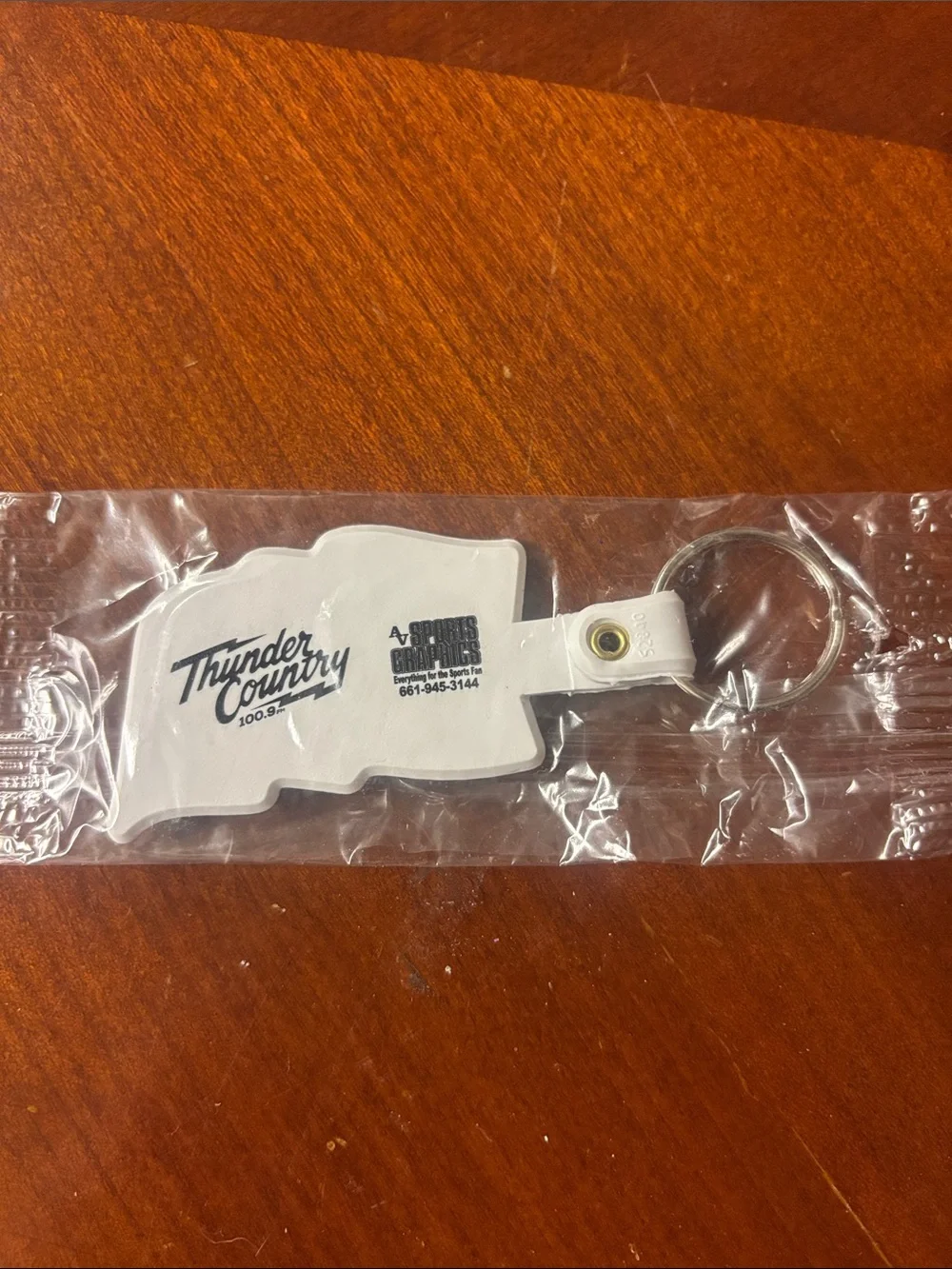 Thunder country patriotic keychain